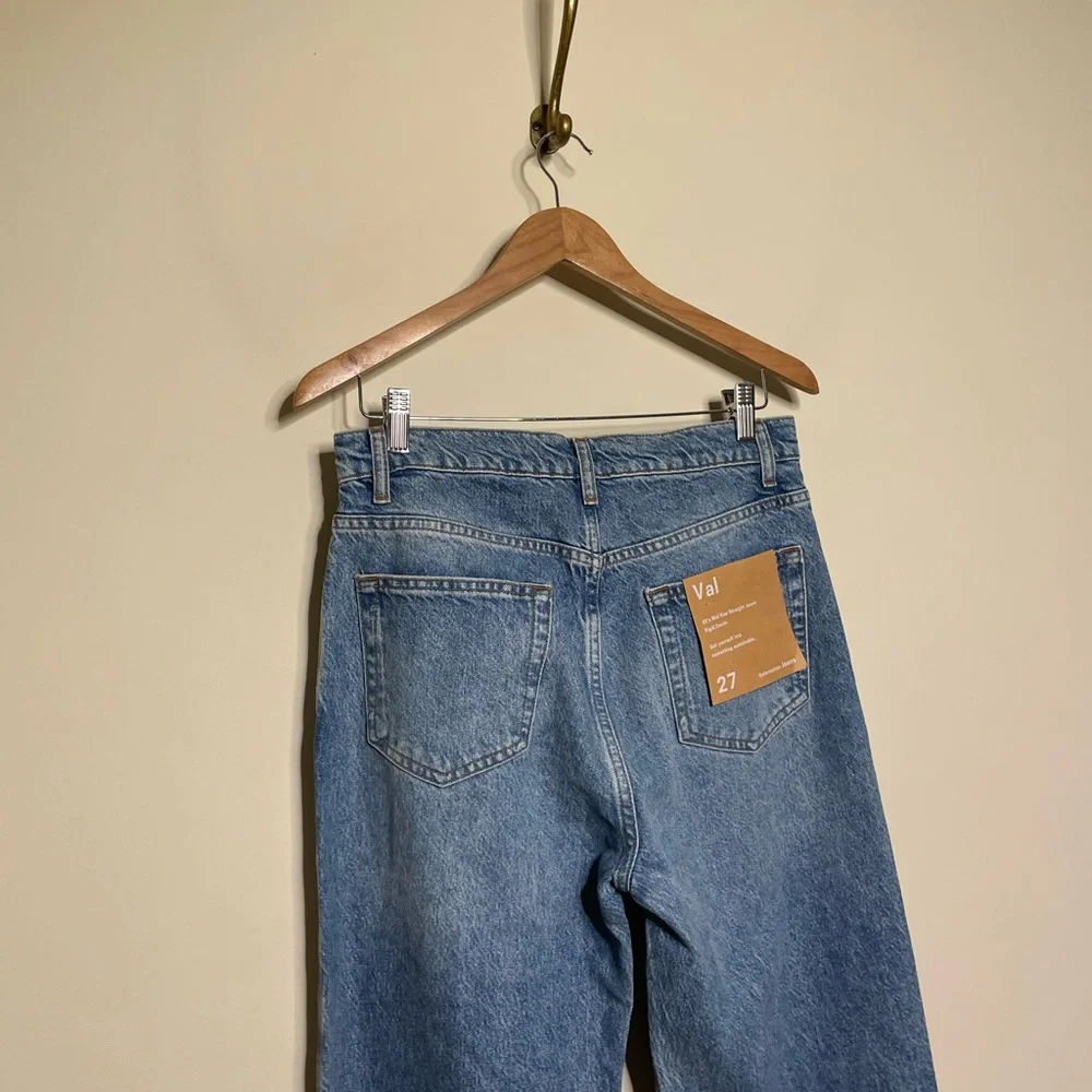 Reformation Val 90s Mid Rise Straight Jeans in Colorado - Picture 10 of 10